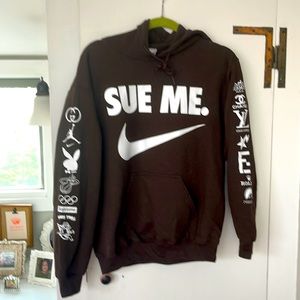 Fun tongue in cheek hoodie